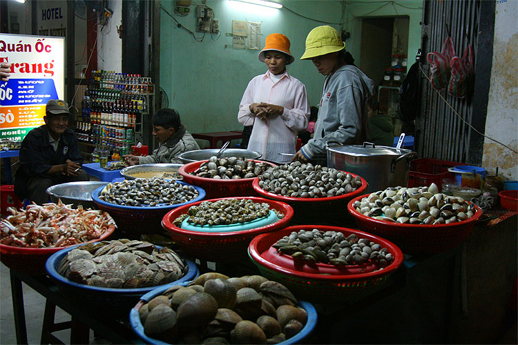 Shellfish on a Slightly Larger Plastic Table