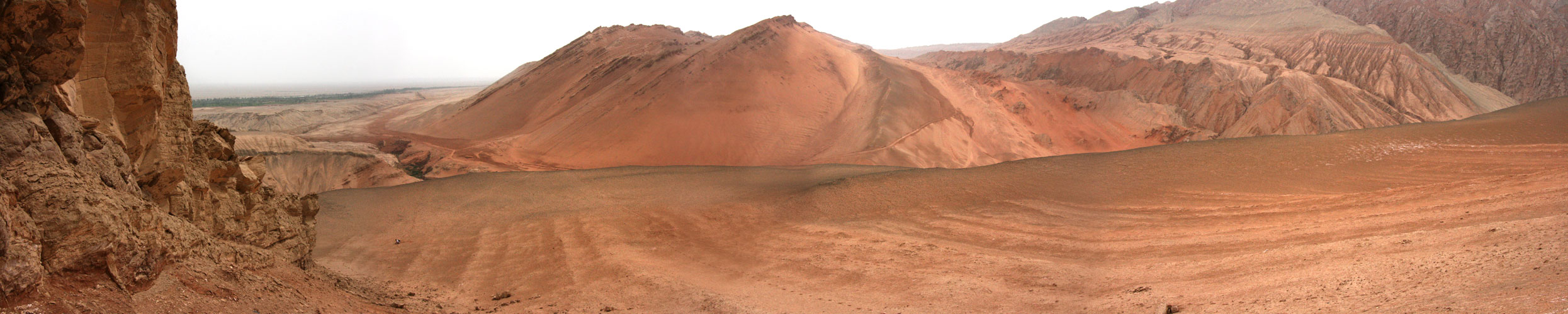 Flaming Mountains Panorama